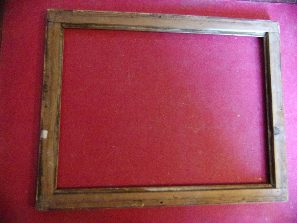 18th Century Frame, Louis XVI, In Gilded Wood.-photo-5