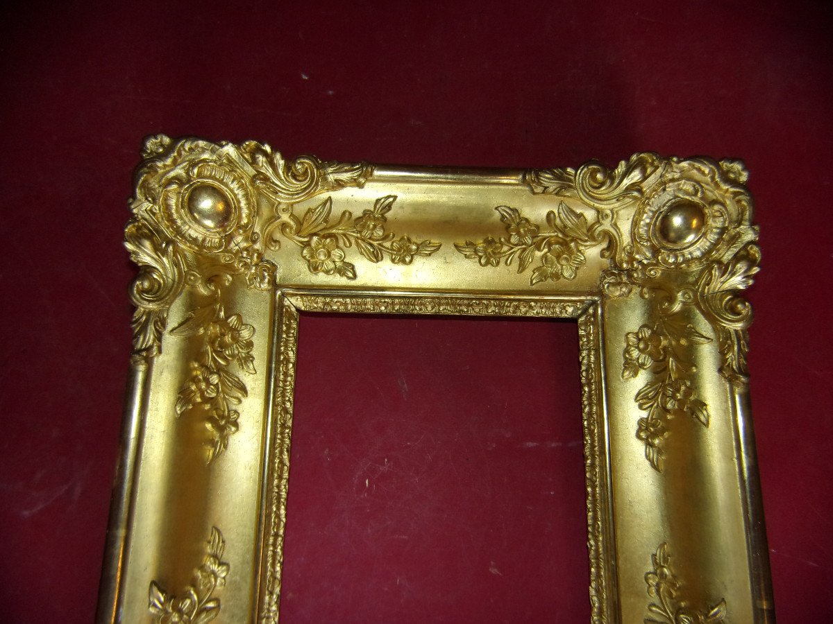 19th Century Frame, In Gilded Wood.-photo-2