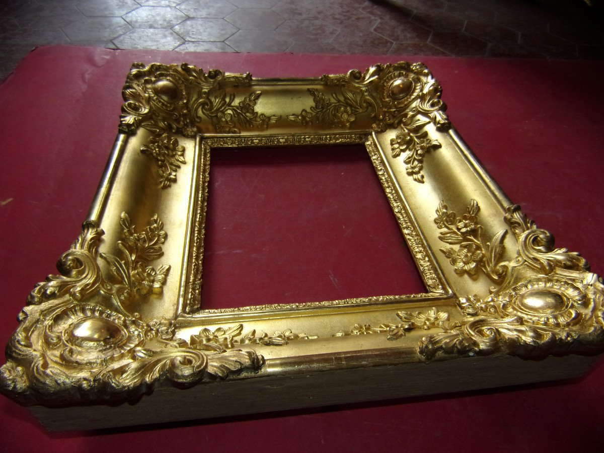 19th Century Frame, In Gilded Wood.-photo-3