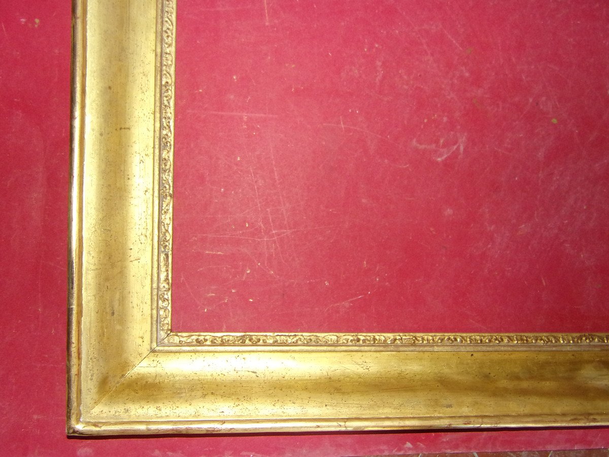 19th Century Frame, In Gilded Wood.-photo-1