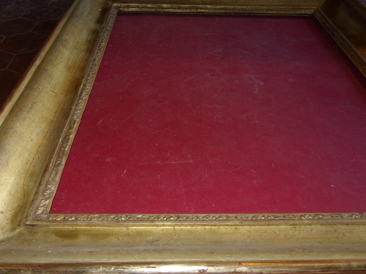 19th Century Frame, In Gilded Wood.-photo-4