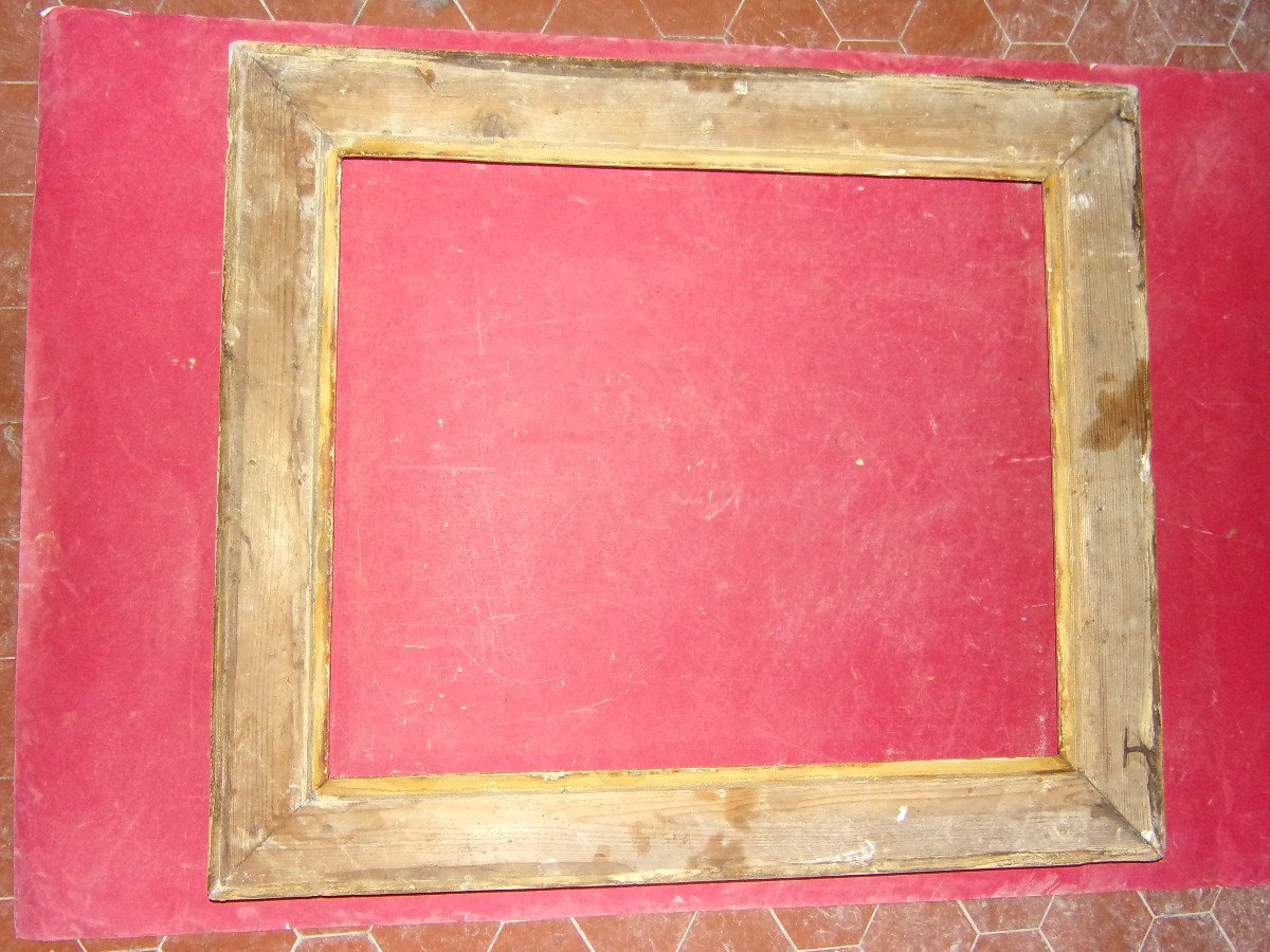 19th Century Frame, In Gilded Wood.-photo-5