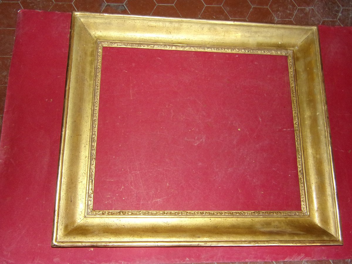 19th Century Frame, In Gilded Wood.