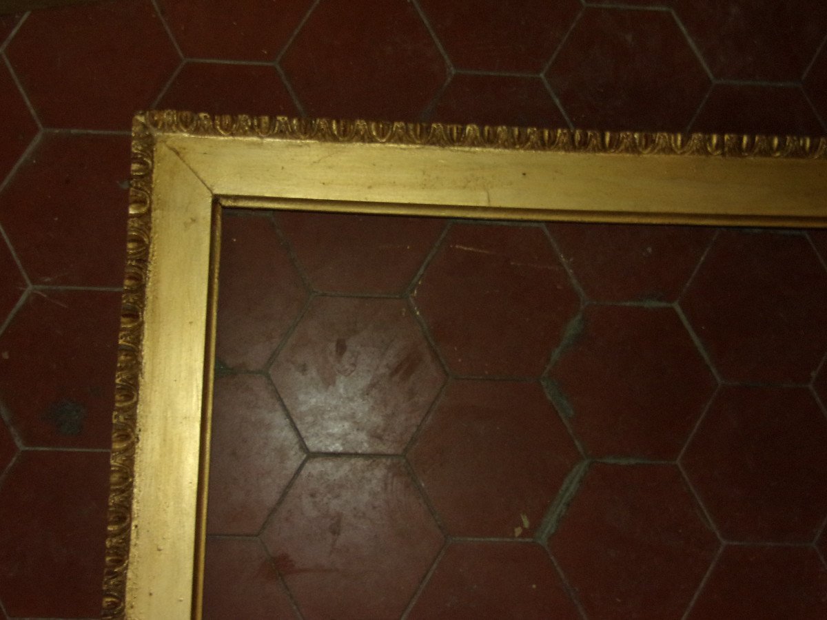 Large 19th Century Frame, In Gilded Wood.-photo-2