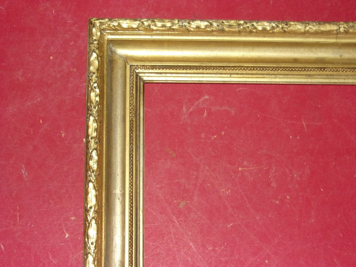 19th Century Frame, In Gilded Wood.-photo-2