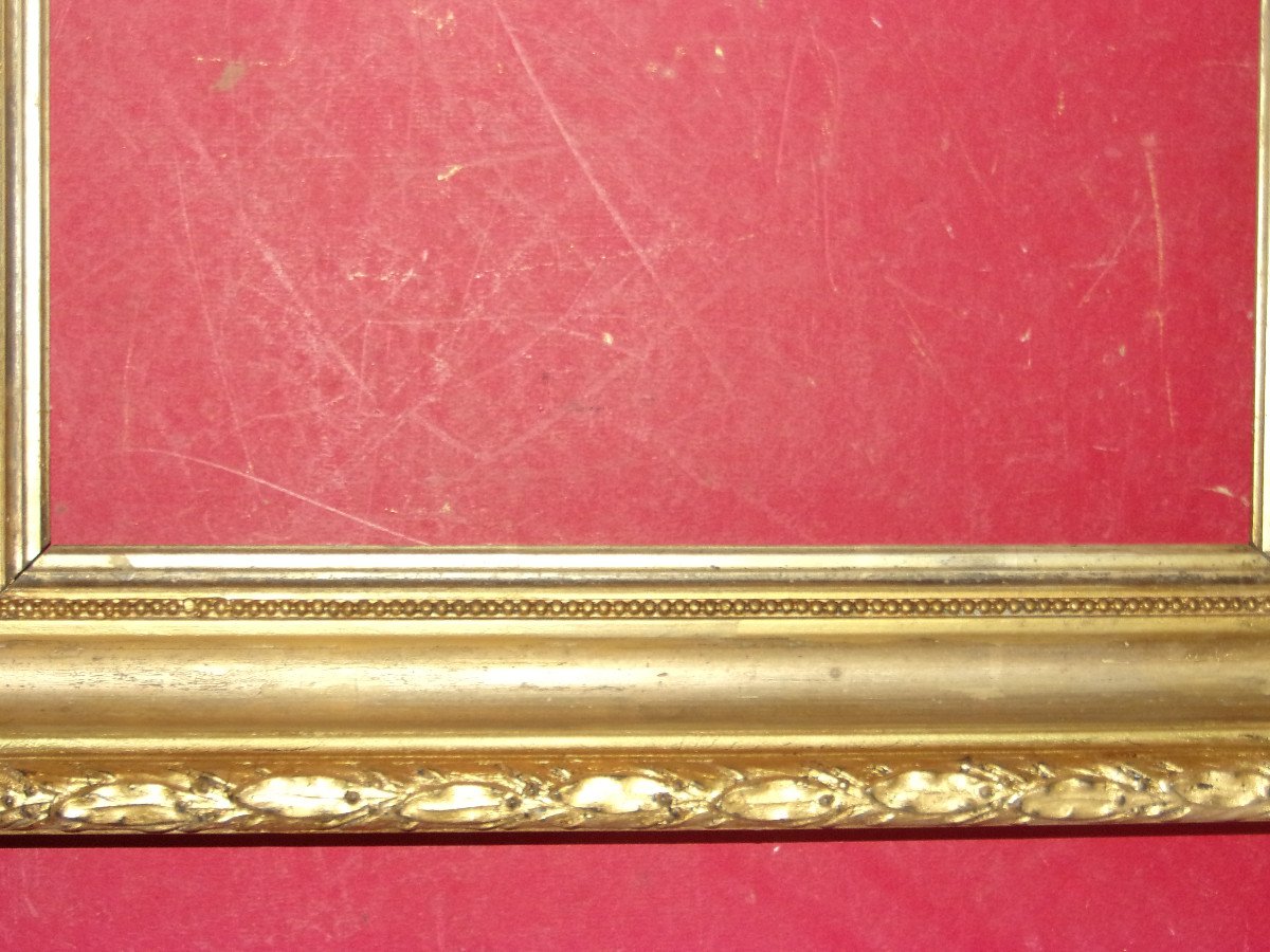 19th Century Frame, In Gilded Wood.-photo-3