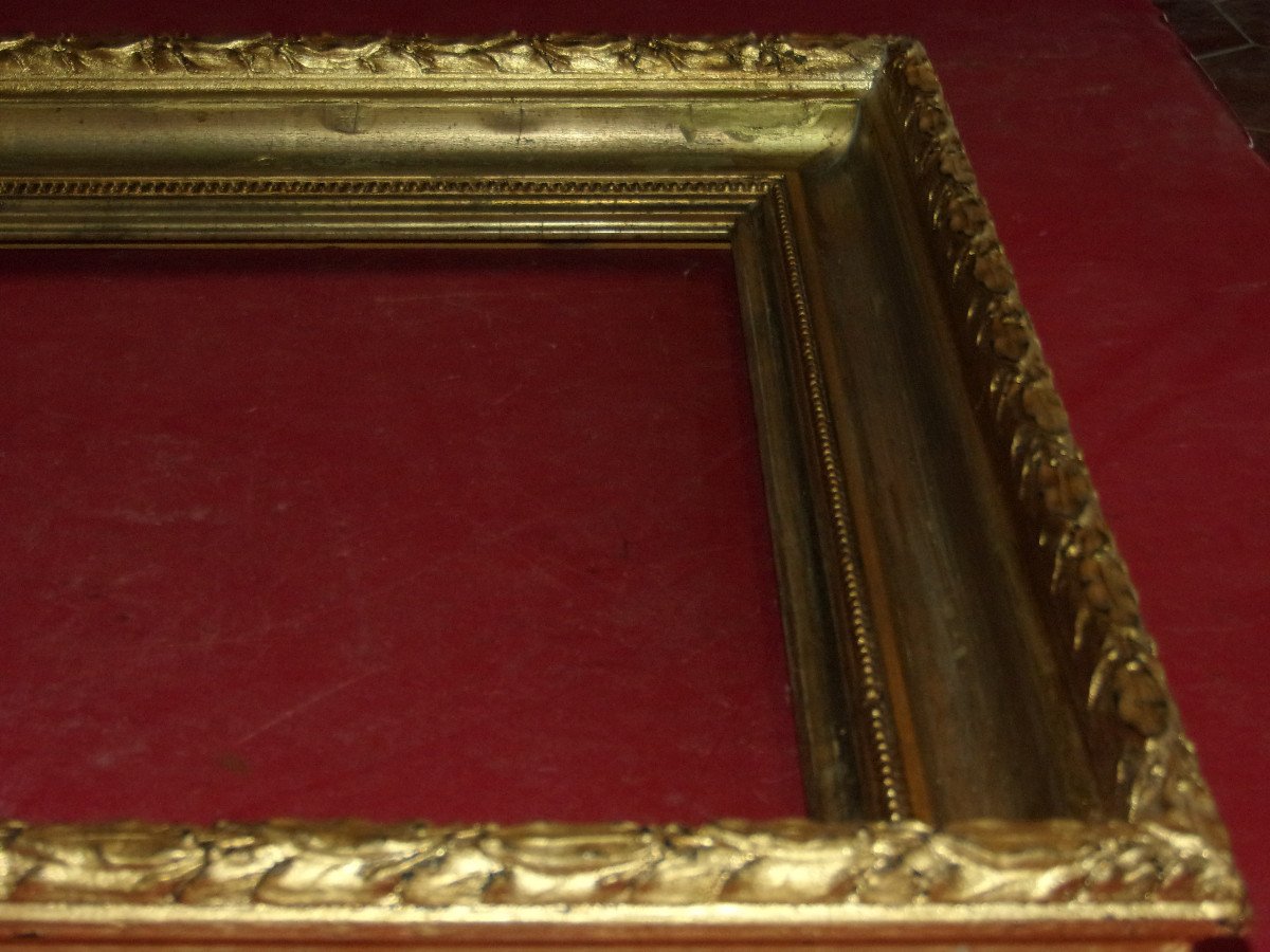 19th Century Frame, In Gilded Wood.-photo-4