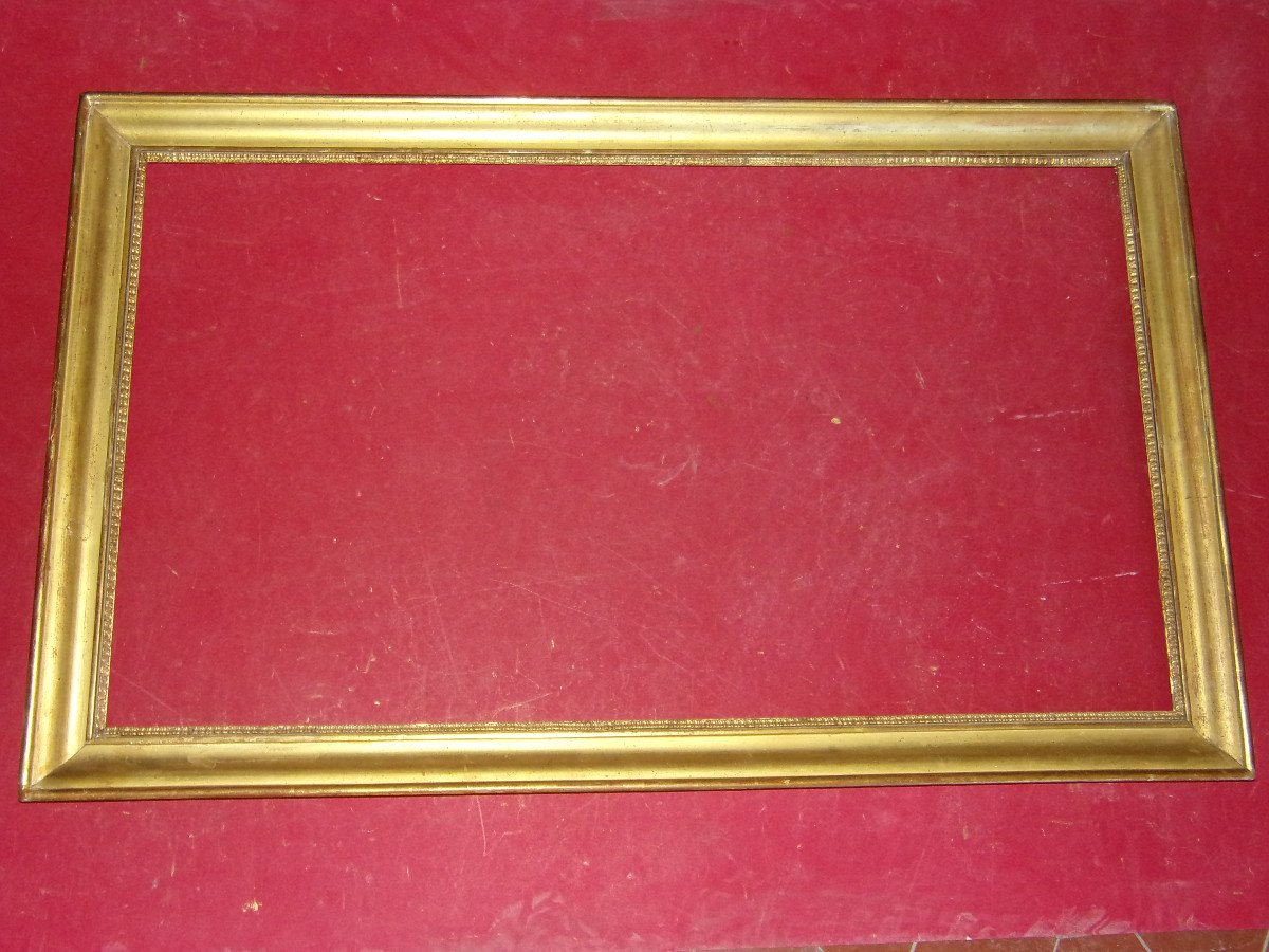 19th Century Frame, In Gilded Wood.