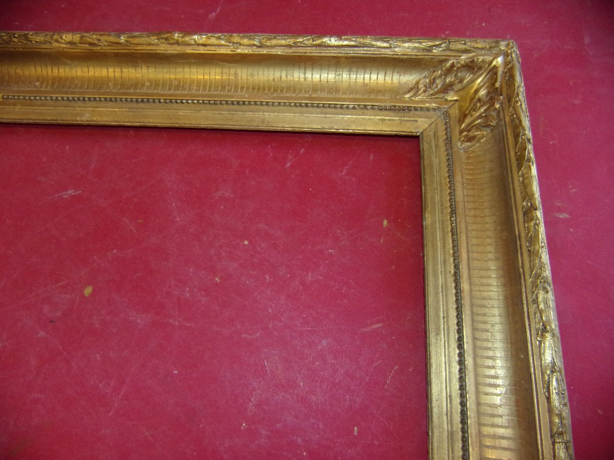 19th Century Frame, In Gilded Wood.-photo-3