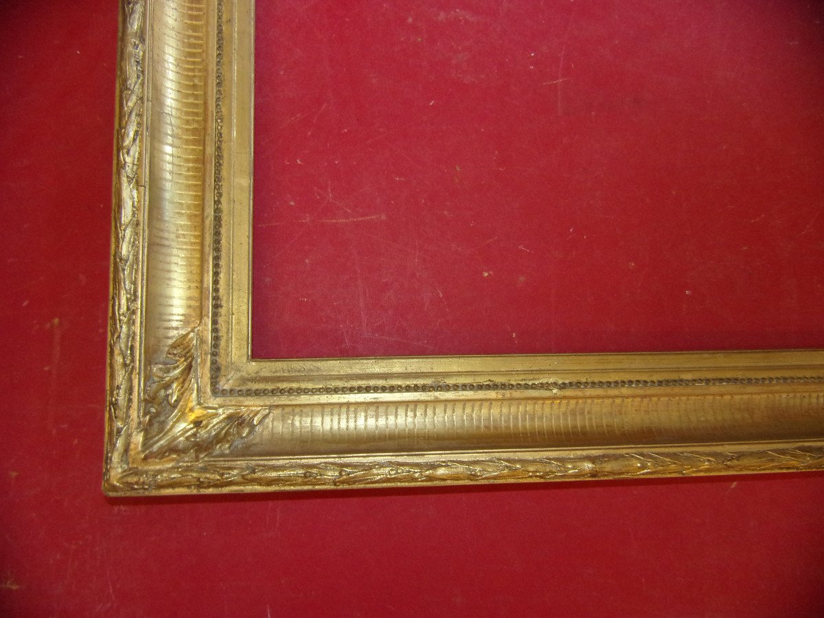 19th Century Frame, In Gilded Wood.-photo-1