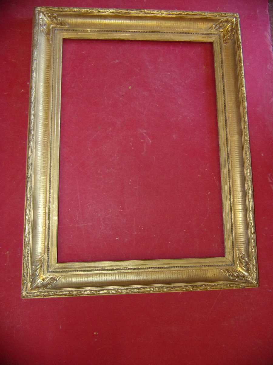 19th Century Frame, In Gilded Wood.