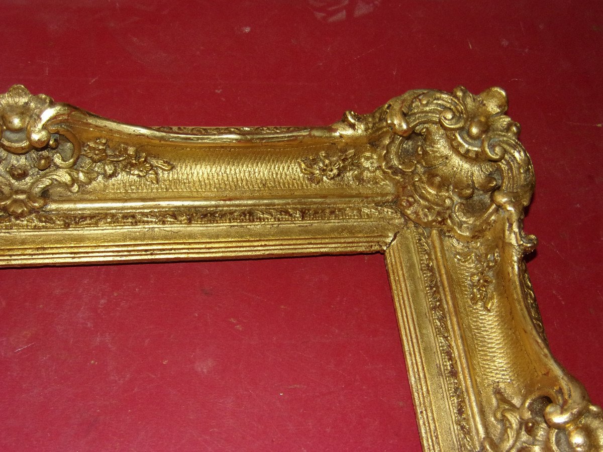 19th Century Frame, In Gilded Wood.-photo-3