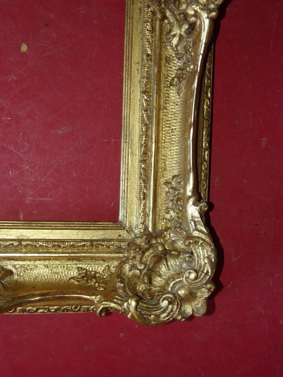 19th Century Frame, In Gilded Wood.-photo-4