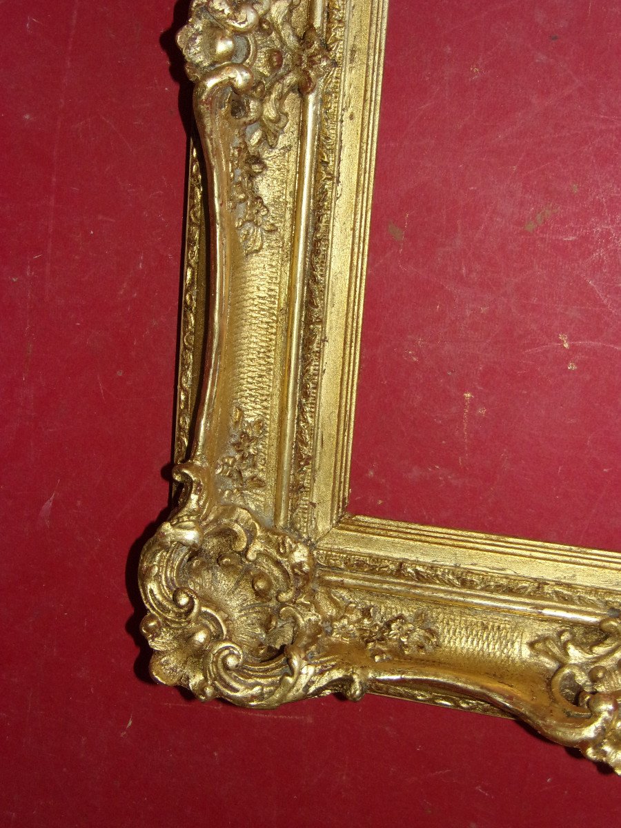 19th Century Frame, In Gilded Wood.-photo-1