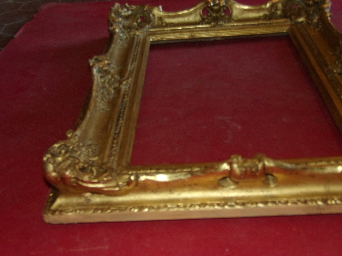 19th Century Frame, In Gilded Wood.-photo-2