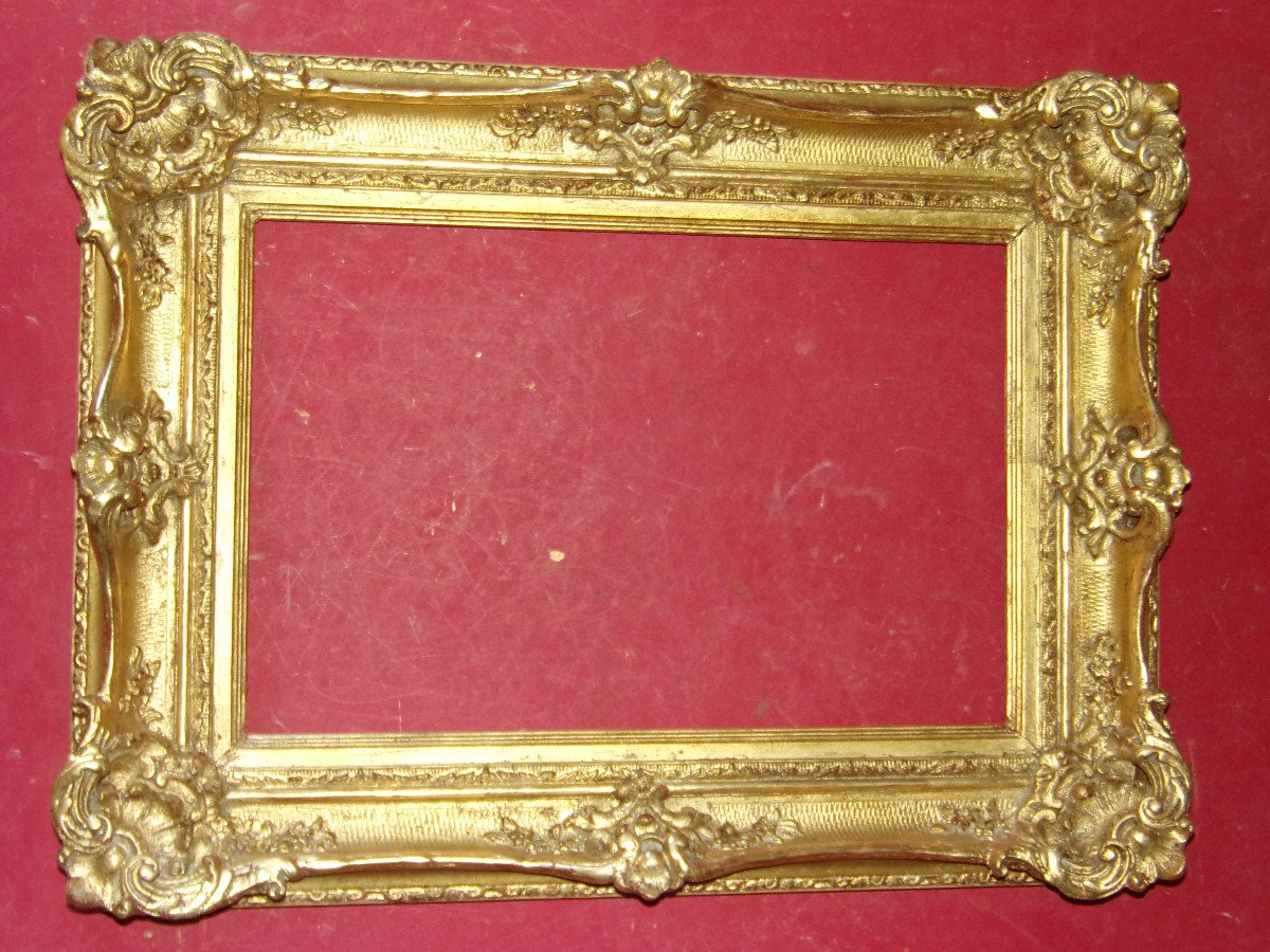 19th Century Frame, In Gilded Wood.