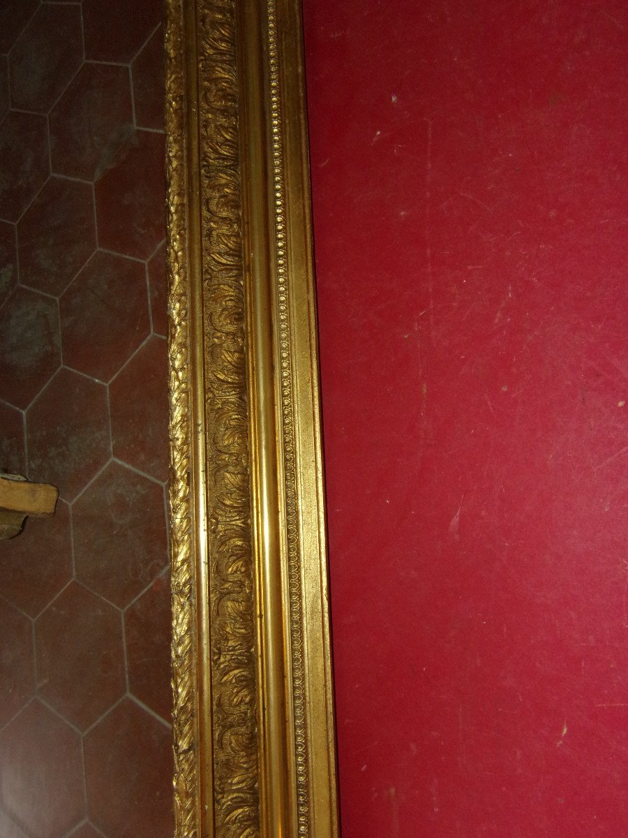 19th Century Frame, In Gilded Wood.-photo-2