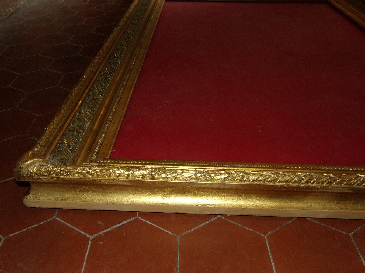 19th Century Frame, In Gilded Wood.-photo-3