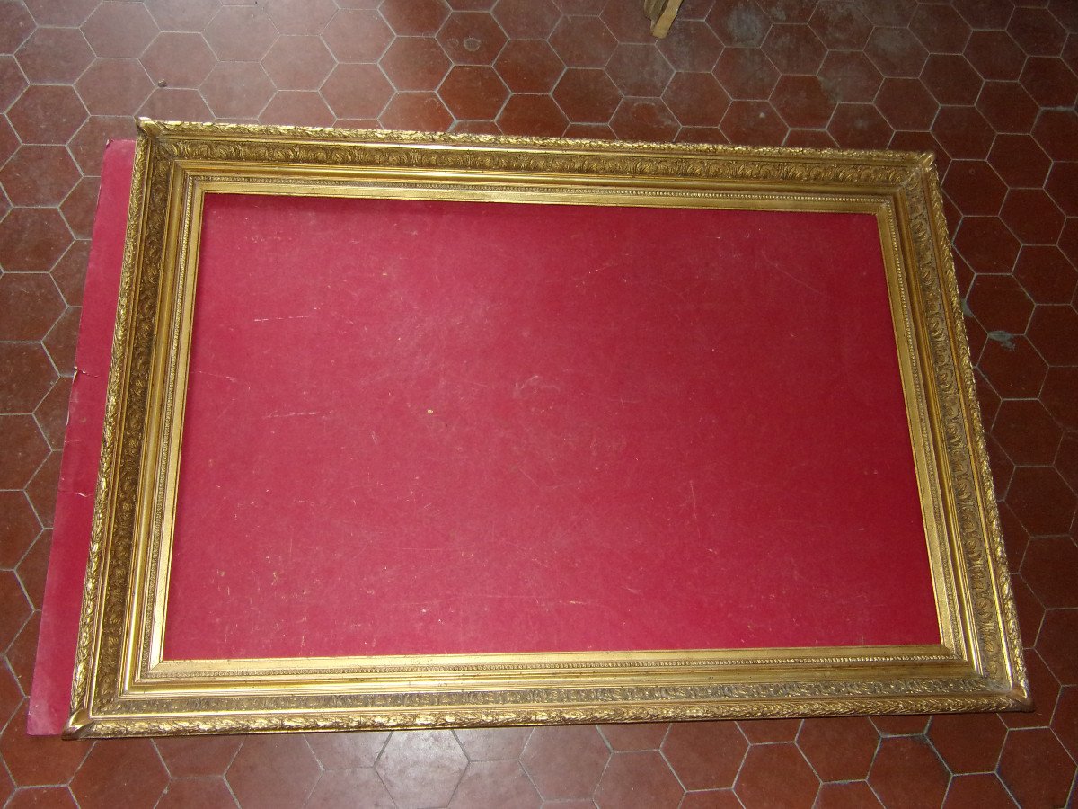 19th Century Frame, In Gilded Wood.