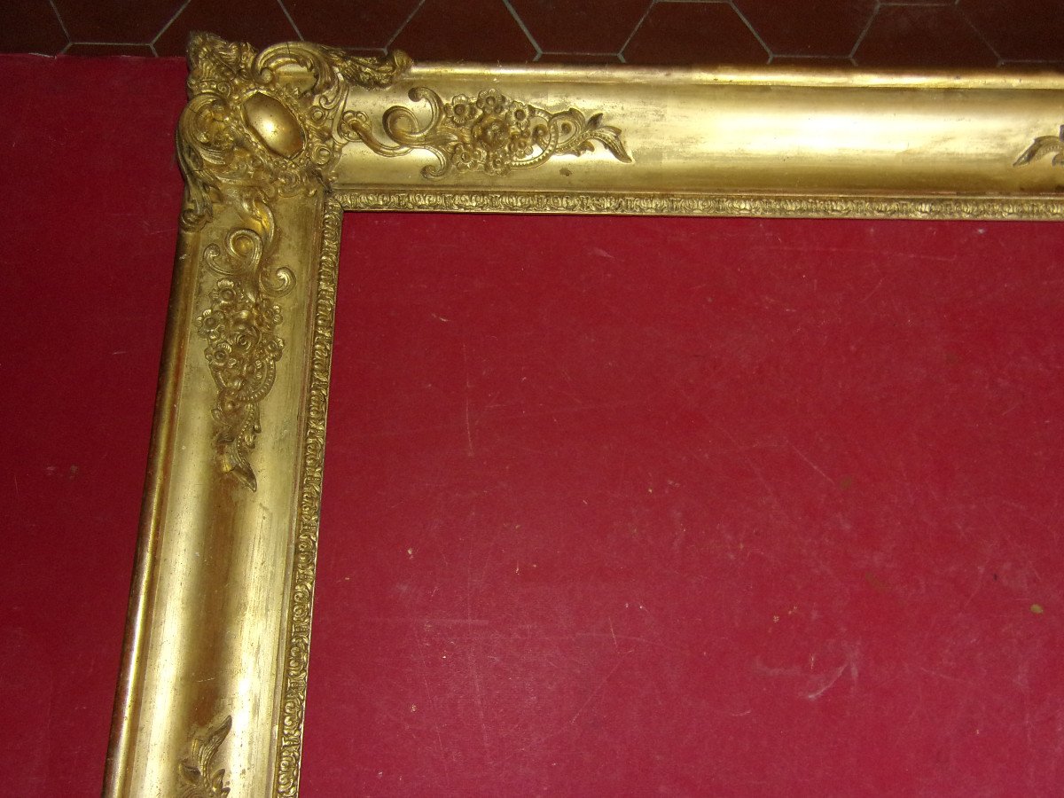 19th Century Frame, In Gilded Wood.-photo-2