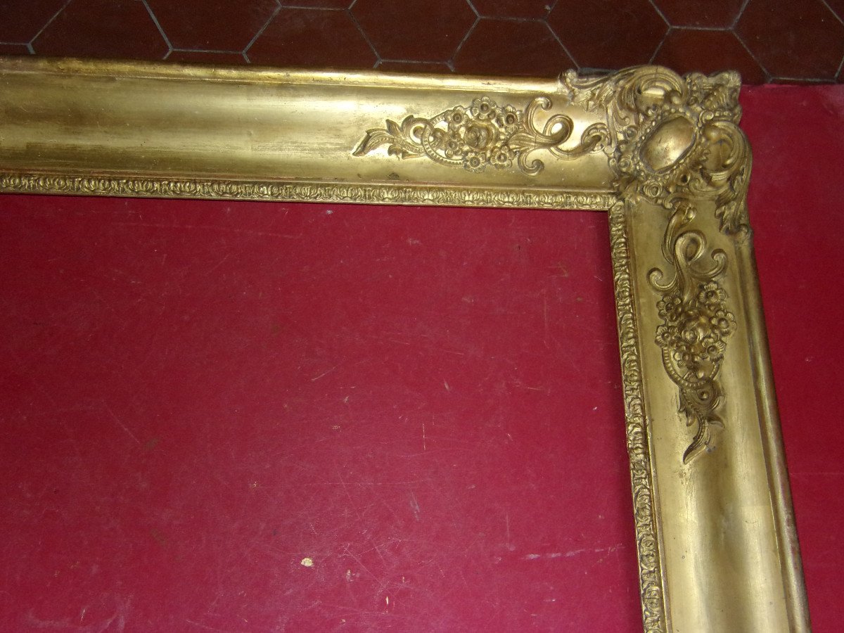 19th Century Frame, In Gilded Wood.-photo-3