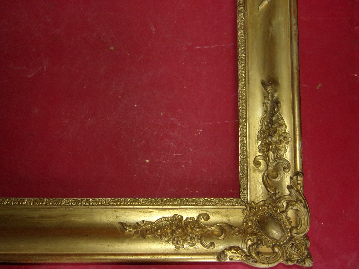 19th Century Frame, In Gilded Wood.-photo-4