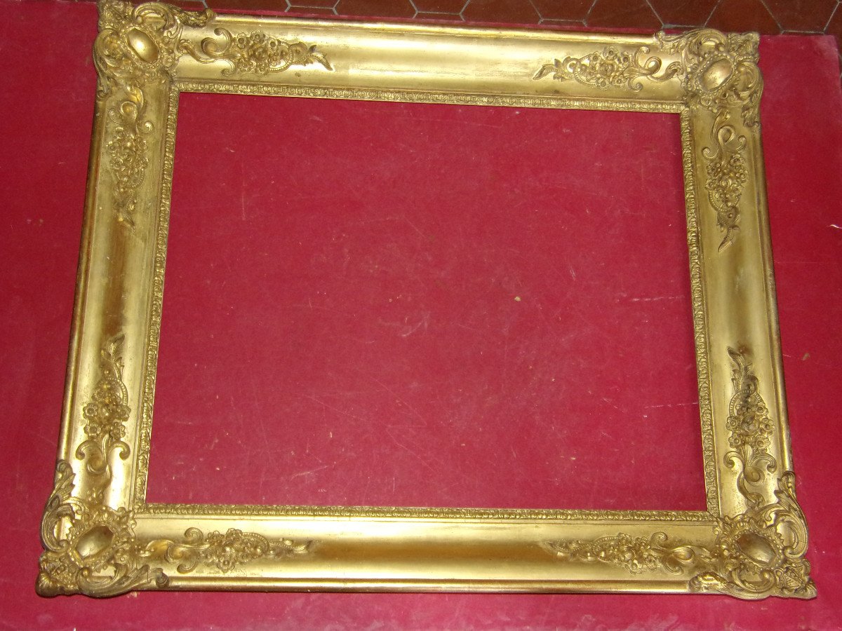 19th Century Frame, In Gilded Wood.