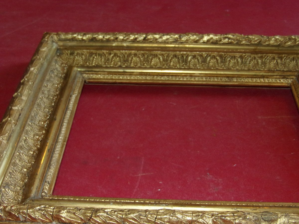 19th Century Frame, In Gilded Wood.-photo-2