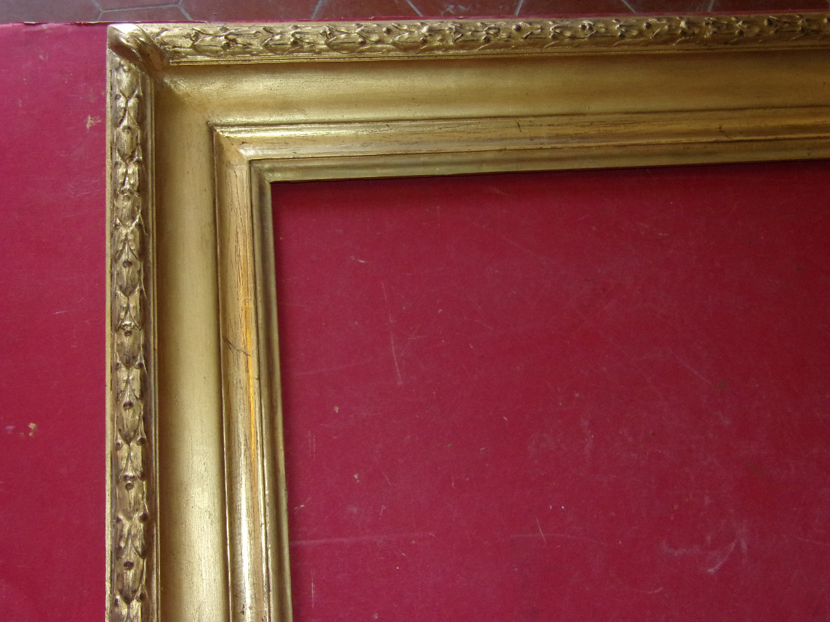 19th Century Frame, In Gilded Wood.-photo-2