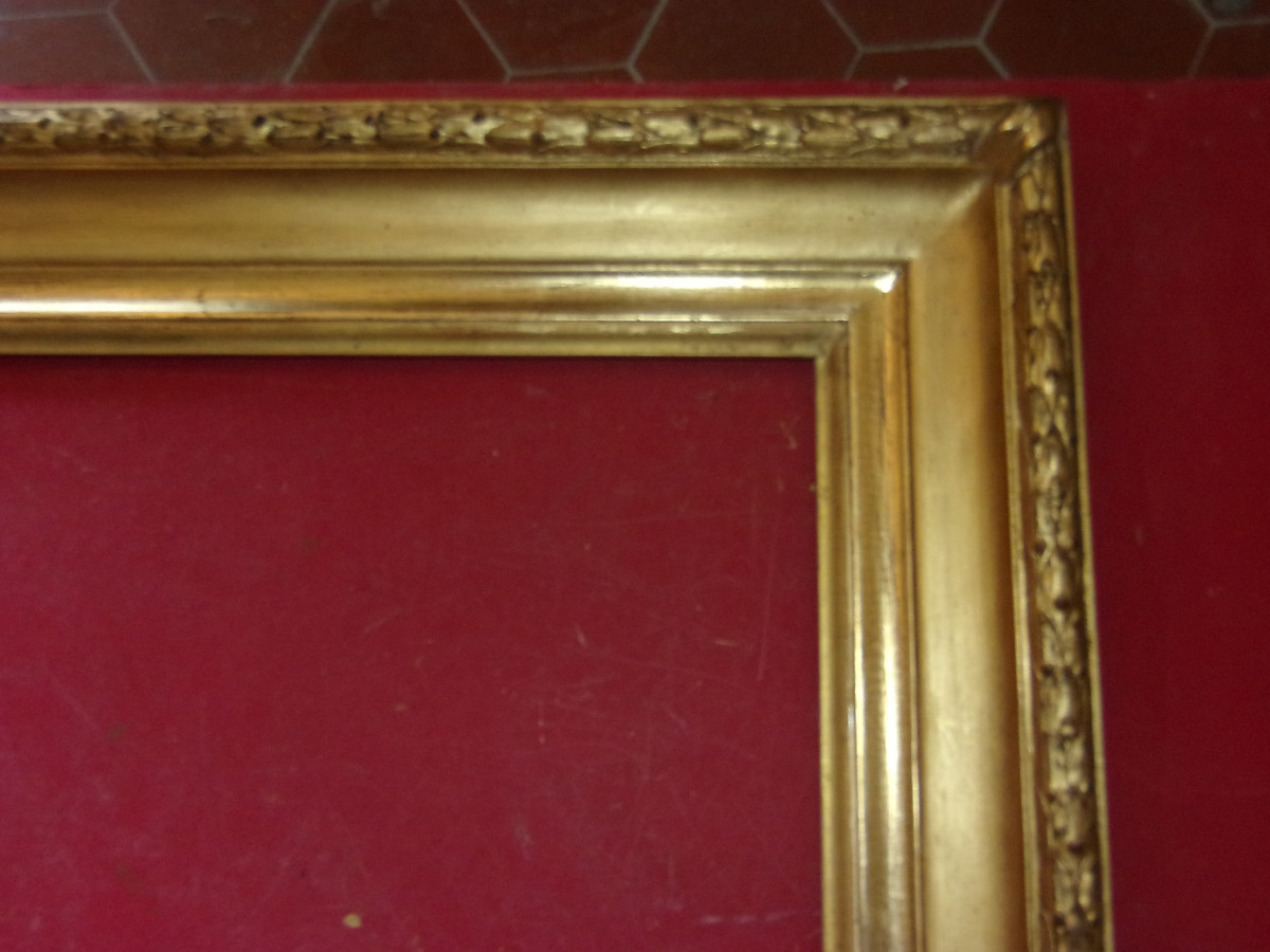 19th Century Frame, In Gilded Wood.-photo-3