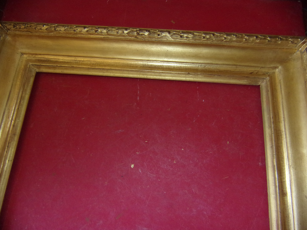 19th Century Frame, In Gilded Wood.-photo-4