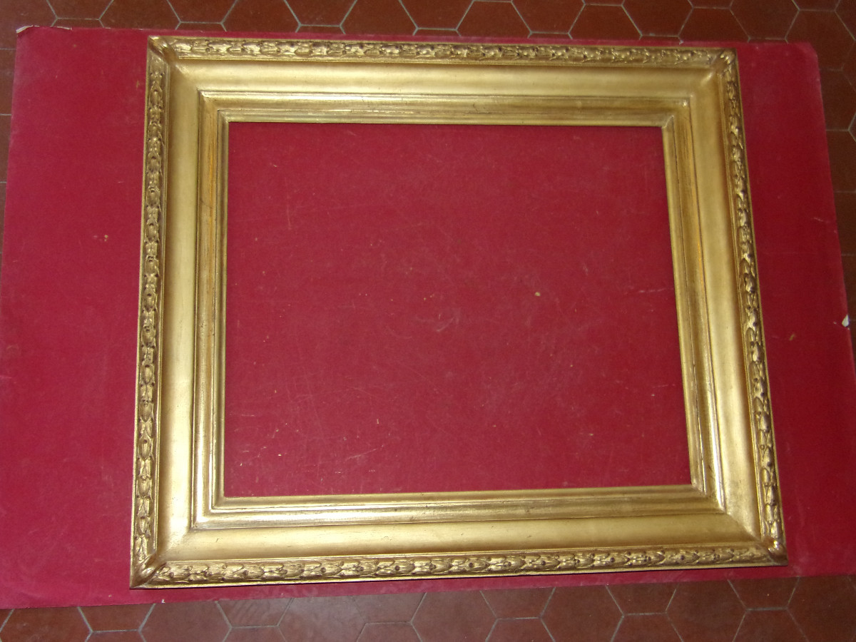 19th Century Frame, In Gilded Wood.