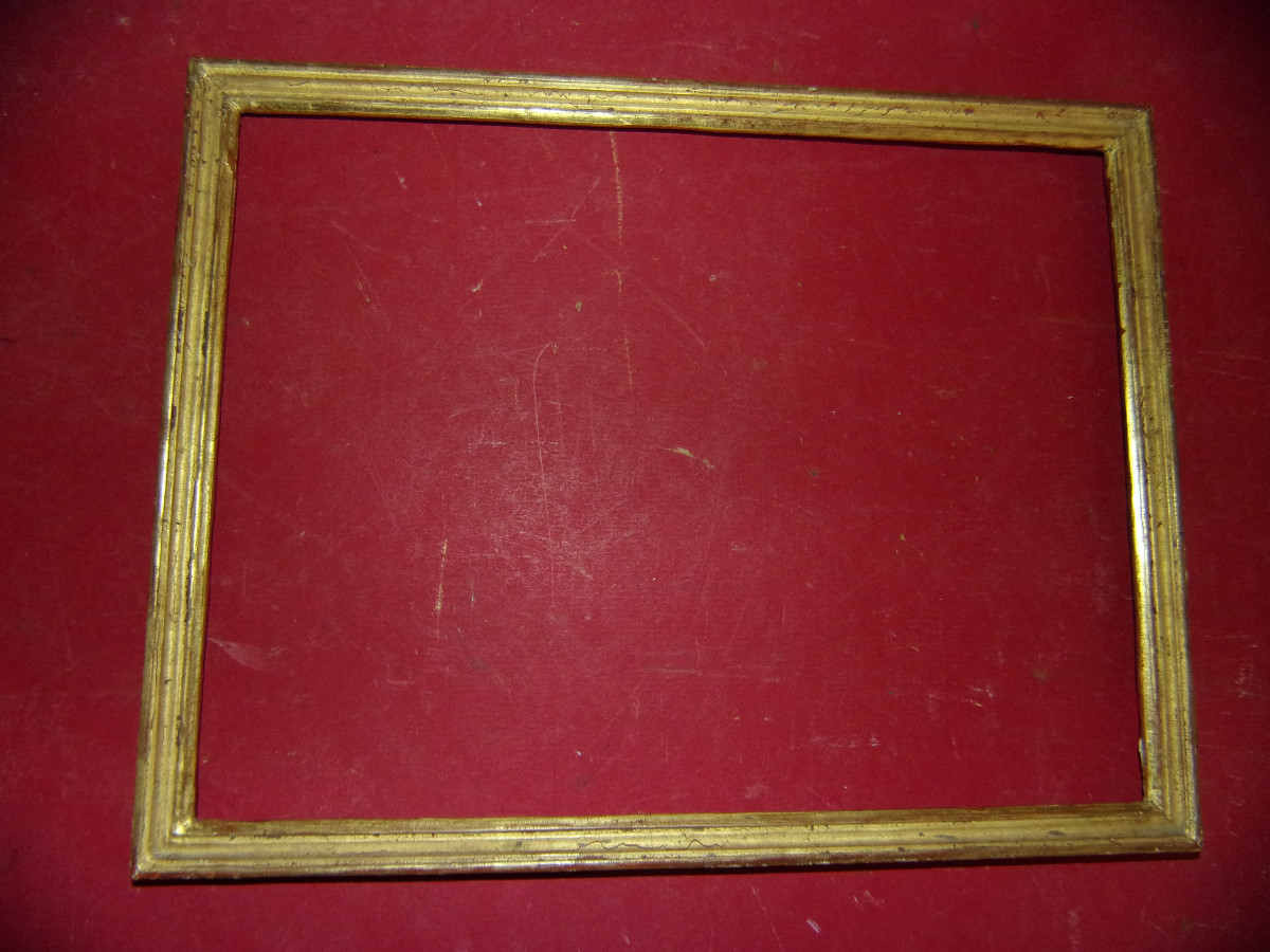 Small Louis XVI Frame, 18th Century, In Gilded Wood.