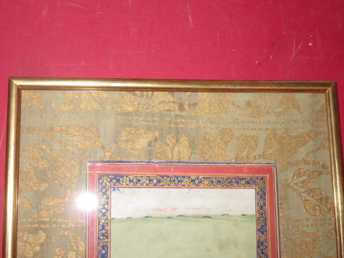 Hindu King Akbar, Watercolor Era 18-19th.-photo-2