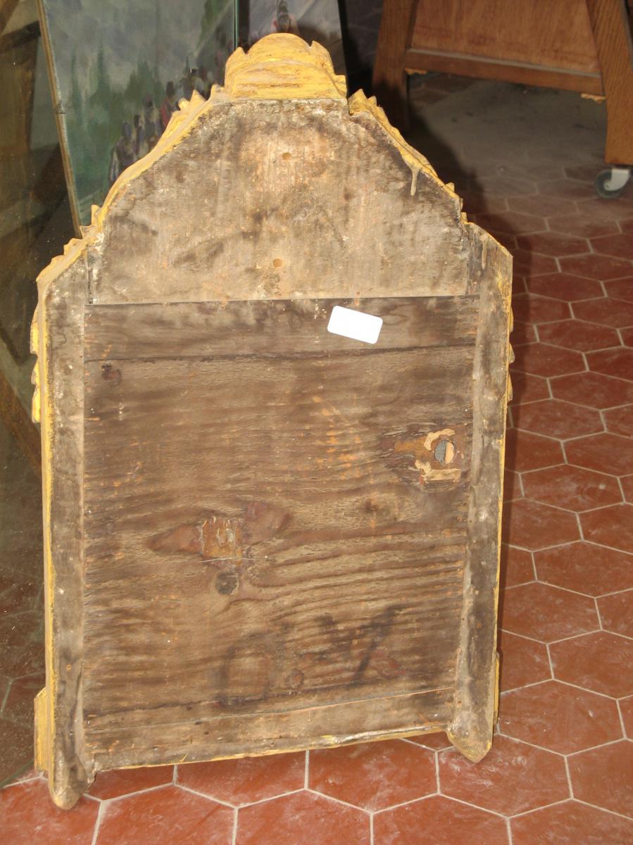 Mirror, Louis XVI Carved Wood.-photo-7