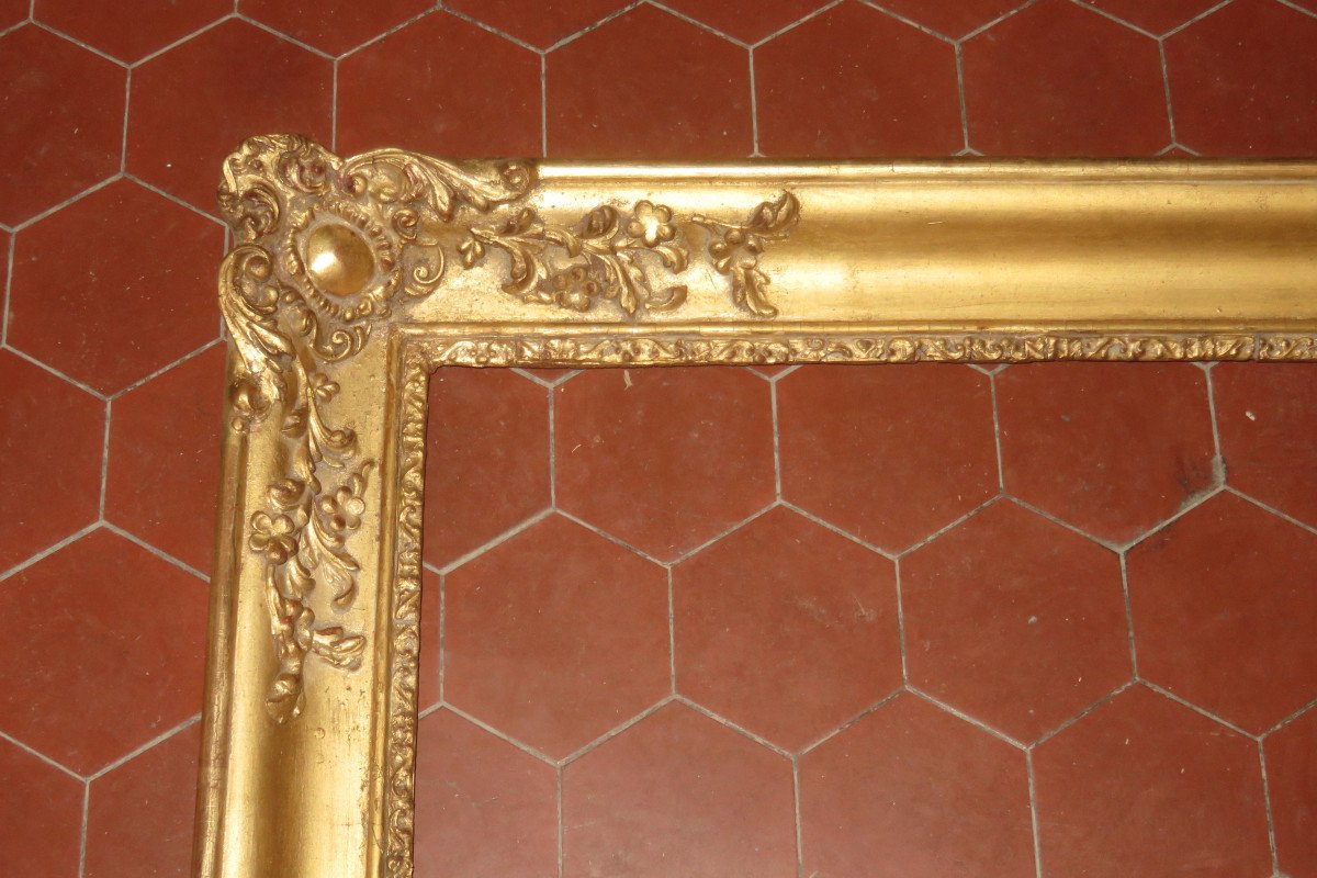 19th Century Frame, In Golden Wood.-photo-2