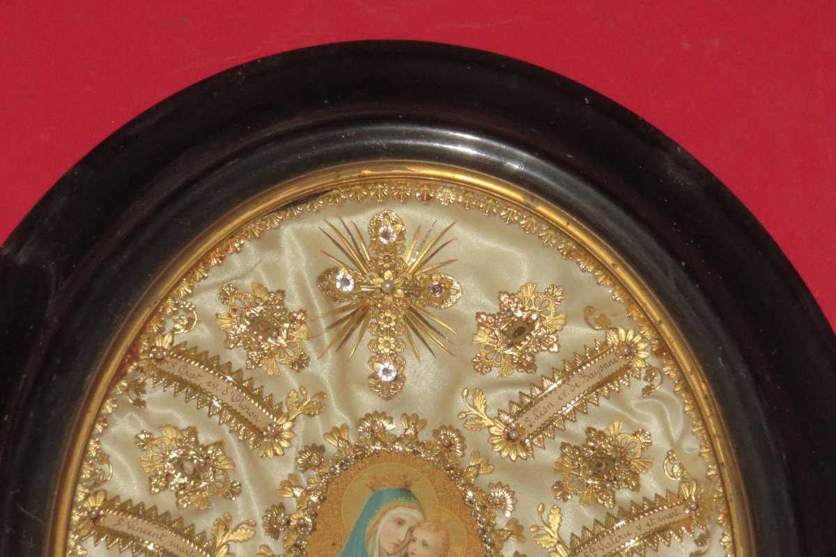 19th Century Reliquary Frame.-photo-3