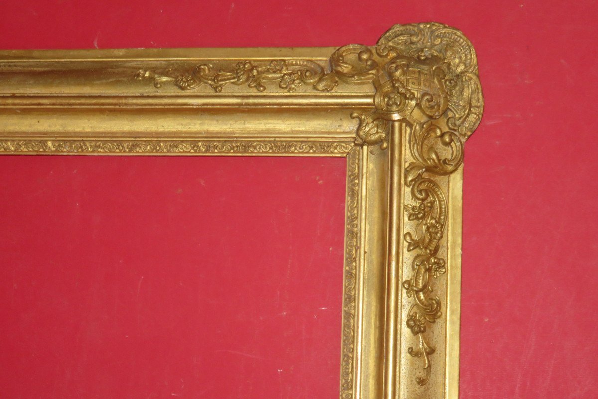 19th Century Frame, In Golden Wood.-photo-3