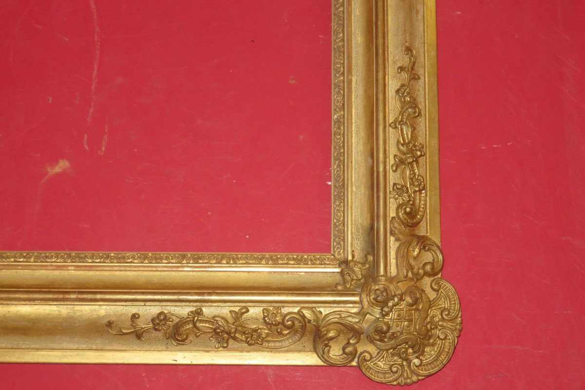 19th Century Frame, In Golden Wood.-photo-4