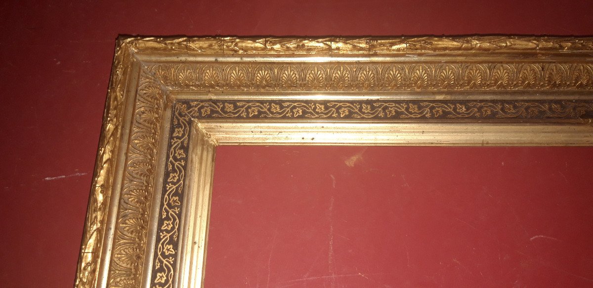 19th Century Frame, In Golden Wood.-photo-2