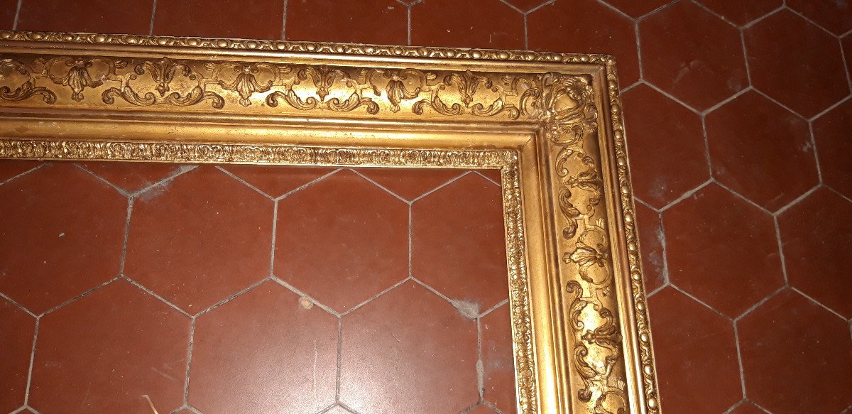 19th Century Frame, In Golden Wood.-photo-3