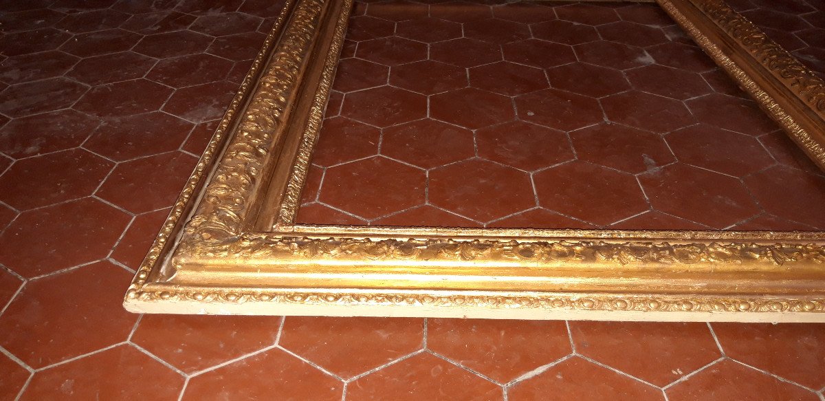 19th Century Frame, In Golden Wood.-photo-3