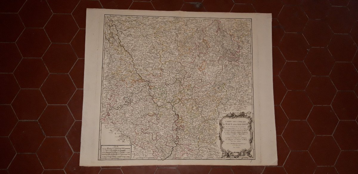 Map Of The German Empire, 18th Time.