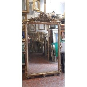 19th Century Mirror, In Golden Wood.