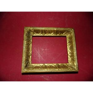 Small Frame From The Early 20th Century, In Golden Wood.