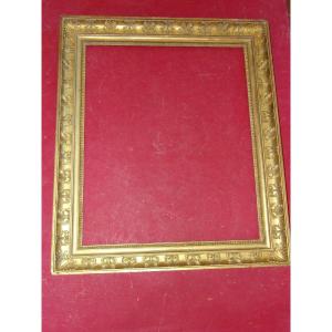 19th Century Frame, Empire, In Gilded Wood.