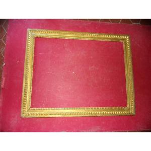 18th Century Frame, Louis XVI, In Gilded Wood.