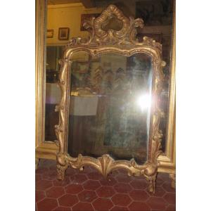 Early 19th Century Mirror, In Golden Wood.