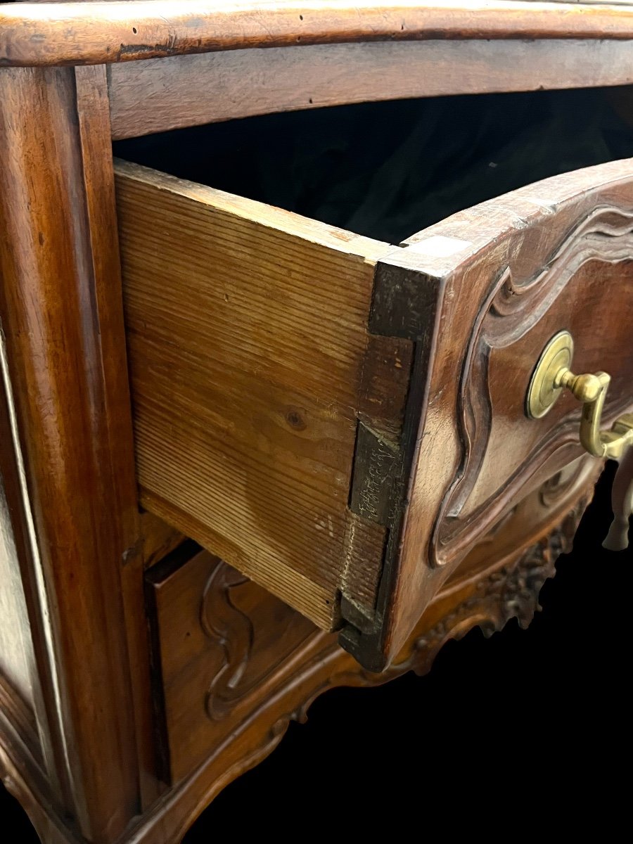 Provençal Walnut Commode From Louis XV Period-photo-1