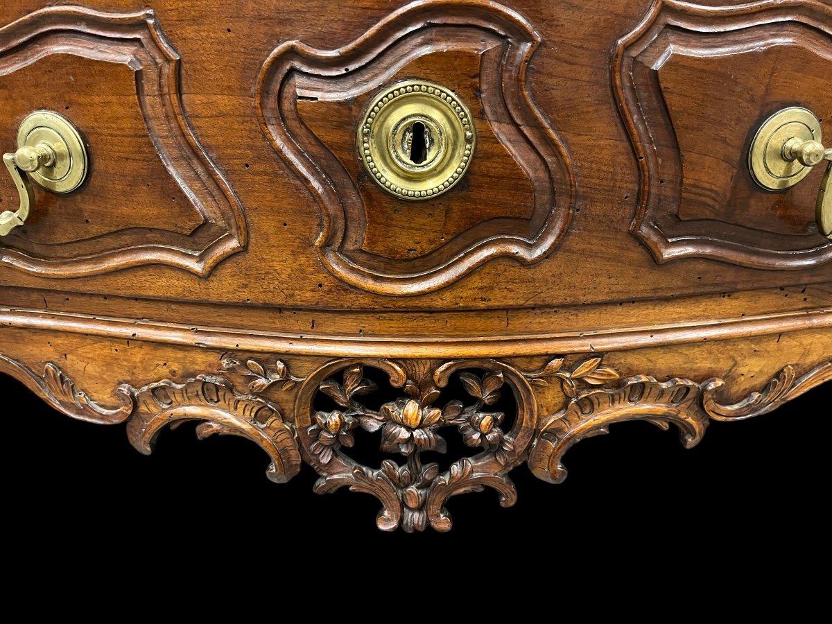 Provençal Walnut Commode From Louis XV Period-photo-2